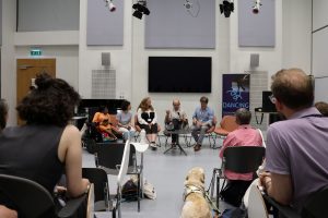 Fourth and final roundtable of the conference featuring the chair and the four speakers following the documentary screening.
